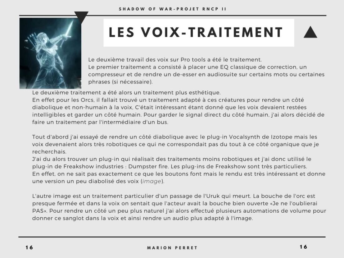 Traitement des voix en sound design