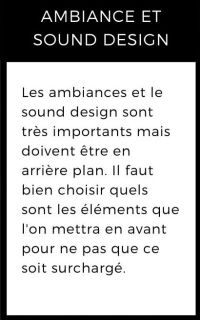 Importance du choix de mise en avant de pistes audio dans le cadre de l'habillage sonore d'un trailer