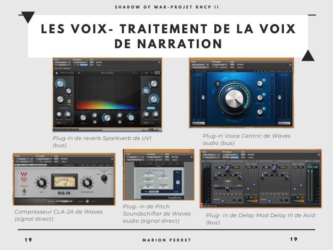 Outils de traitement de la voix en sound design